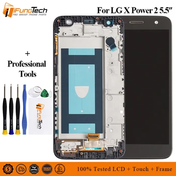 For LG X Power 2 M320 / X power2 LCD Screen Display+digitizer Touch Glass Frame assembly Replacement Pantalla Full
For LG X Power 2 M320 / X power2 LCD Screen Display+digitizer Touch Glass Frame assembly Replacement Pantalla Full