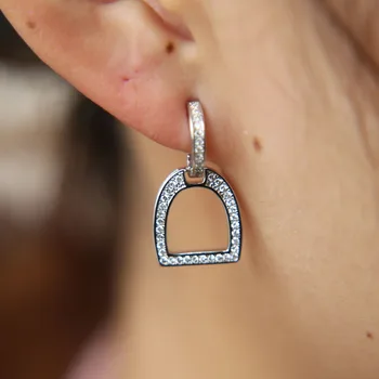 Pendientes Mujer Brincos Fashion Jewelry Bling Bubic Zircon Snaffle Bit Horse D Dangle Earrings For Women Girl Gifts Delicate
Pendientes Mujer Brincos Fashion Jewelry Bling Bubic Zircon Snaffle Bit Horse D Dangle Earrings For Women Girl Gifts Delicate