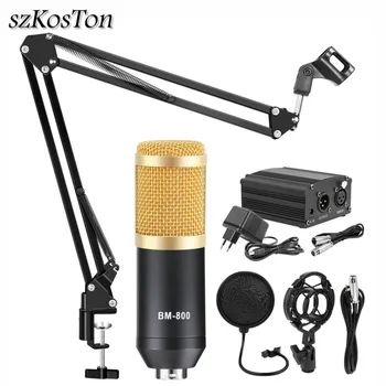 High Quality BM 800 Condenser Microphone studio karaoke Microphone Mikrofon For Broadcasting Computer audio studio Sing Rrecord
High Quality BM 800 Condenser Microphone studio karaoke Microphone Mikrofon For Broadcasting Computer audio studio Sing Rrecord
