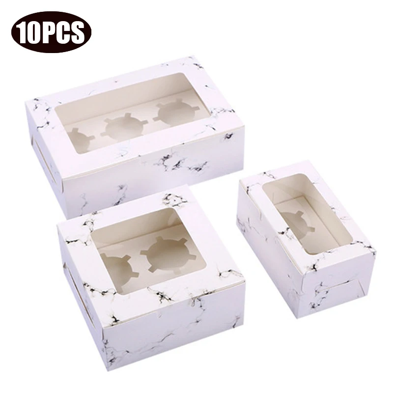 10pcs Wedding Party cupcake boxes Pastry Cookie Boxs Birthday Gifts Packaging Transparent windowed Containers Cup Cake Holders
10pcs Wedding Party cupcake boxes Pastry Cookie Boxs Birthday Gifts Packaging Transparent windowed Containers Cup Cake Holders