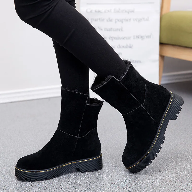 designer hairy winter boots women thick bottom creepers snow boots nubuck thickening padded ankle boots ladies botas shoes
designer hairy winter boots women thick bottom creepers snow boots nubuck thickening padded ankle boots ladies botas shoes