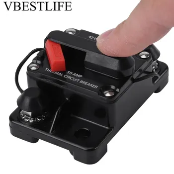 DC 12V-42V Circuit Breaker disjuntor Car 50A-250A Audio Inline Circuit Breaker With Waterproof Protective Cover
DC 12V-42V Circuit Breaker disjuntor Car 50A-250A Audio Inline Circuit Breaker With Waterproof Protective Cover