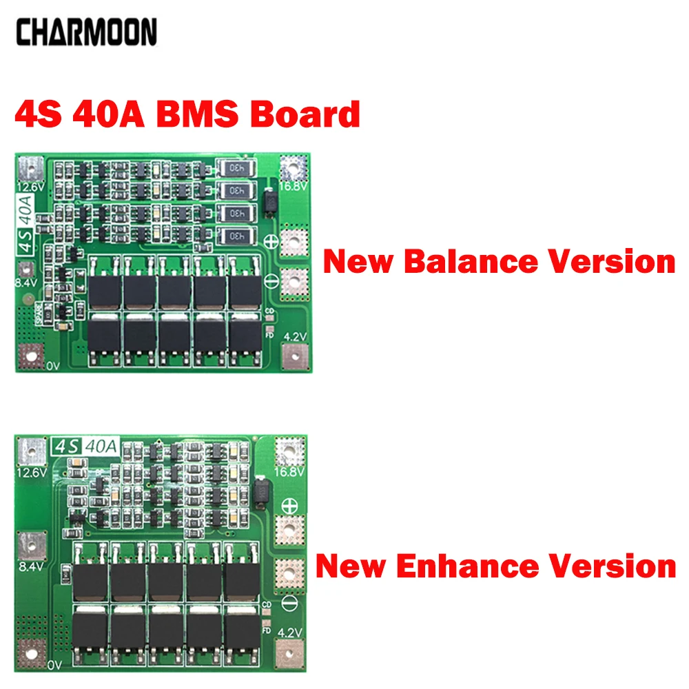 4S 40A Li-ion Lithium Battery Protection Board 18650 Charger PCB BMS For Drill Motor 14.8V 16.8V Enhance/Balance Version diy kit
4S 40A Li-ion Lithium Battery Protection Board 18650 Charger PCB BMS For Drill Motor 14.8V 16.8V Enhance/Balance Version diy kit