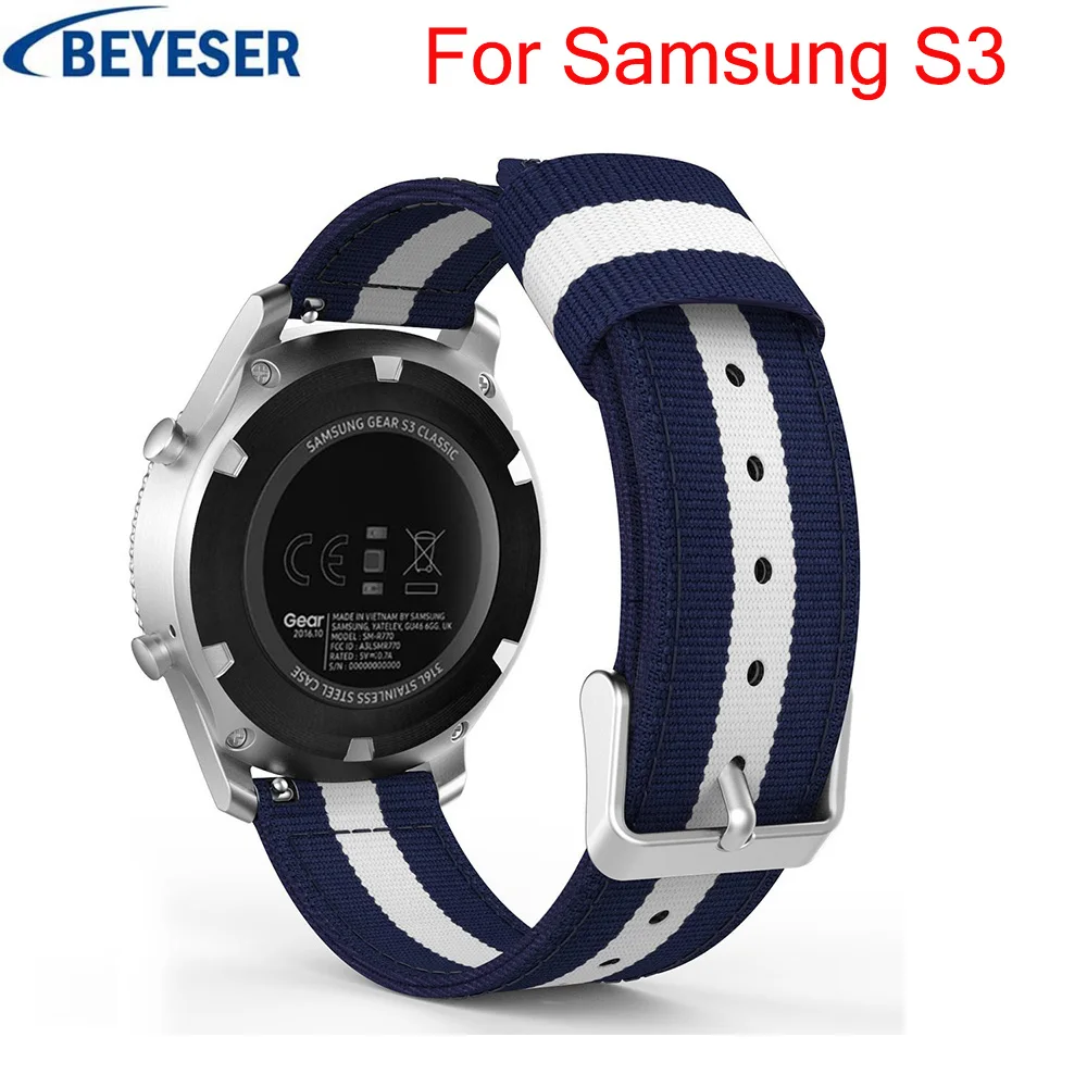 22mm Nylon Replacement watchstraps For Samsung Galaxy Watch 46mm watchband for Huami Amazfit Stratos 2 Band for Samsung Gear S3
22mm Nylon Replacement watchstraps For Samsung Galaxy Watch 46mm watchband for Huami Amazfit Stratos 2 Band for Samsung Gear S3