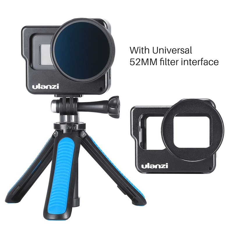 ULANZI V3 GoPro Cage Protective Housing Case For GoPro Hero 7 6 5 Frame Shell Metal Cold Shoe 1/4" For Video Vlog Fill Light Mic
ULANZI V3 GoPro Cage Protective Housing Case For GoPro Hero 7 6 5 Frame Shell Metal Cold Shoe 1/4" For Video Vlog Fill Light Mic