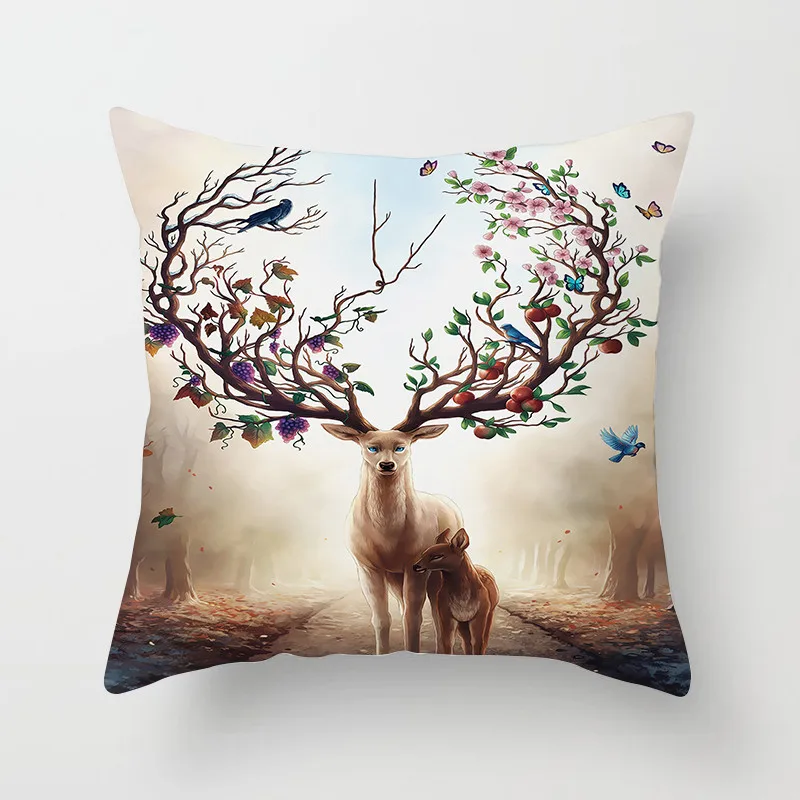Fuwatacchi Home Decoration Accessories Cushion Cover Tree Deer Forest Printed Pillow Cover Chair Sofa Car Home Decor Pillow Case
Fuwatacchi Home Decoration Accessories Cushion Cover Tree Deer Forest Printed Pillow Cover Chair Sofa Car Home Decor Pillow Case