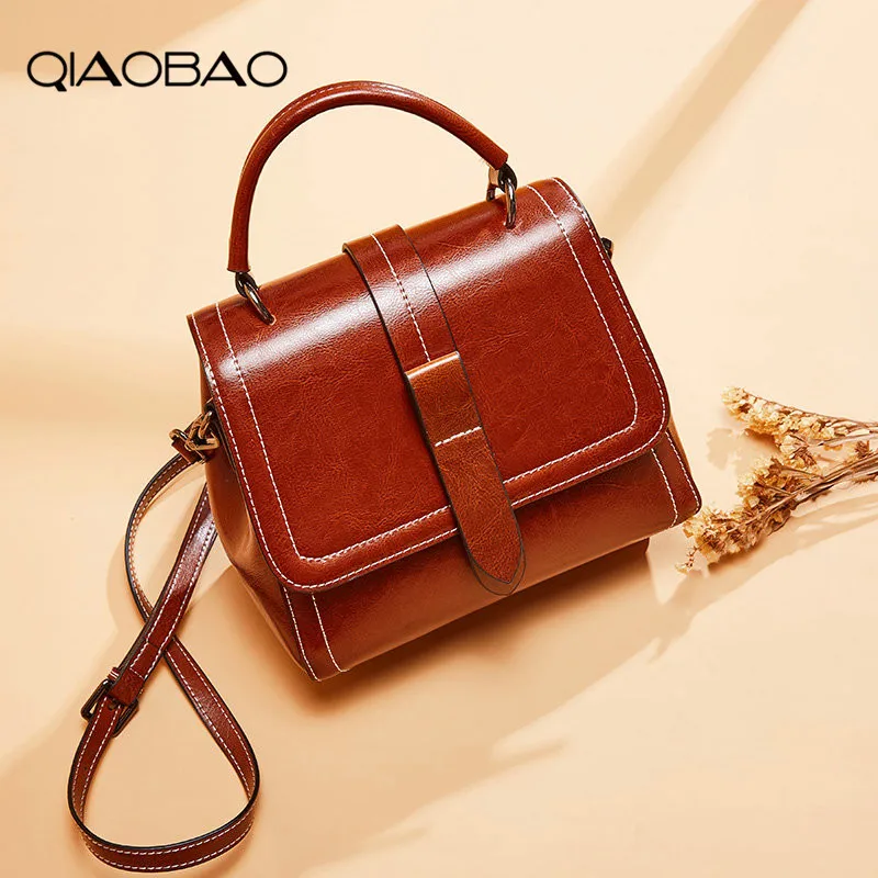 QIAOBAO Fashion Cowhide Leather Handbag Cowhide Luxury Brand Shoulder Bag Solid Color Ladies Handbag Ladies Shoulder Bag
QIAOBAO Fashion Cowhide Leather Handbag Cowhide Luxury Brand Shoulder Bag Solid Color Ladies Handbag Ladies Shoulder Bag