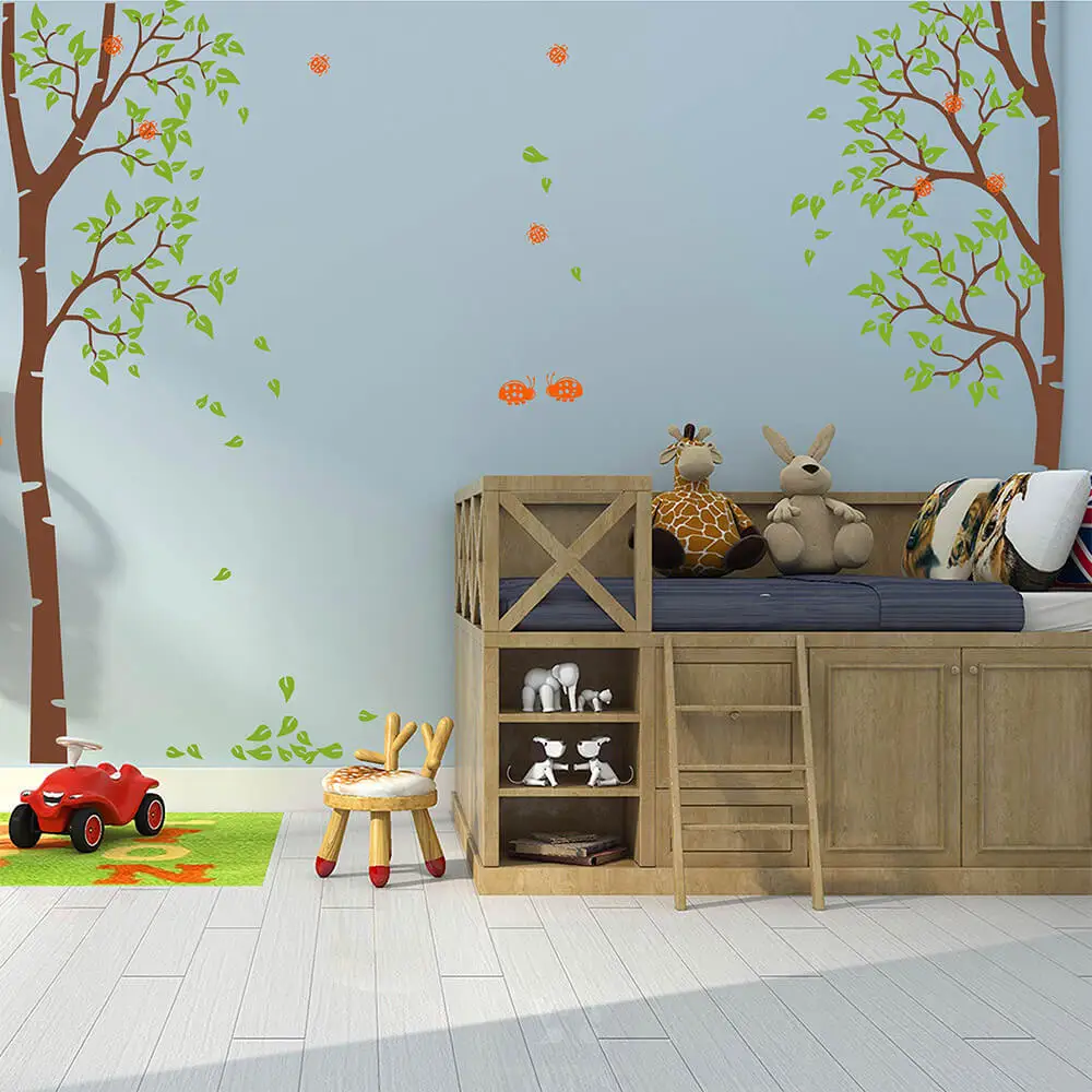 Nursery Autumn Birch Tree Wall Decal with Ladybugs Nursery Large Tree Wall Sticker with Ladybugs Nursery Tree Wall Art 871T
Nursery Autumn Birch Tree Wall Decal with Ladybugs Nursery Large Tree Wall Sticker with Ladybugs Nursery Tree Wall Art 871T