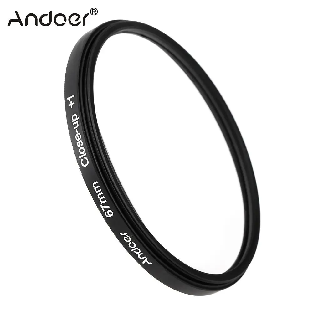 Andoer 67mm Macro Close-Up Filter Set +1 +2 +4 +10 with Pouch for Nikon D80 D90 D7000 Canon Tamron Sigma DSLRs
Andoer 67mm Macro Close-Up Filter Set +1 +2 +4 +10 with Pouch for Nikon D80 D90 D7000 Canon Tamron Sigma DSLRs