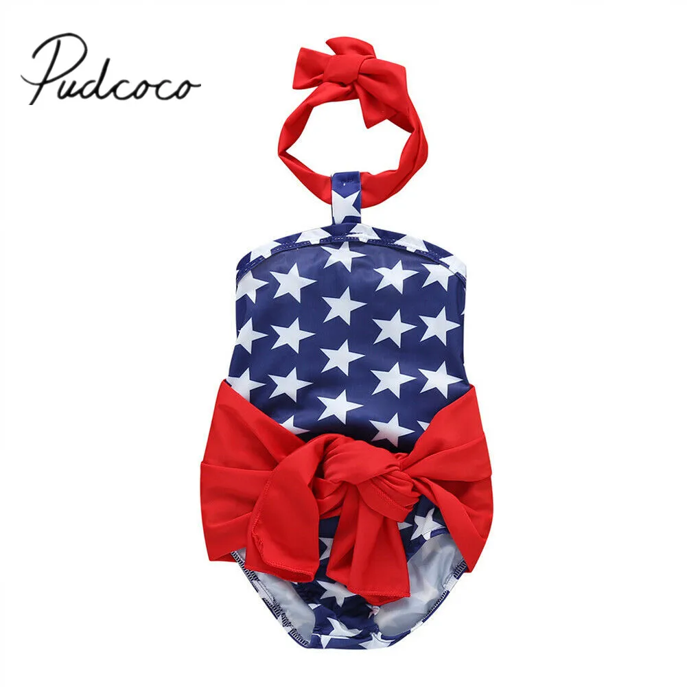 2019 Baby Summer Clothing 4t Of July Toddler Kids Girls Baby American Flag Swimwear Stars Swimsuit Patriotic Beachwear Suit 1-5T
2019 Baby Summer Clothing 4t Of July Toddler Kids Girls Baby American Flag Swimwear Stars Swimsuit Patriotic Beachwear Suit 1-5T