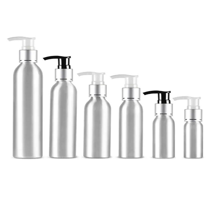 Empty Pump Lotion Bottles Silver Aluminum Liquid Soap Dispenser Containers Body Lotion Cream Spray Bottle Cosmetic Container
Empty Pump Lotion Bottles Silver Aluminum Liquid Soap Dispenser Containers Body Lotion Cream Spray Bottle Cosmetic Container