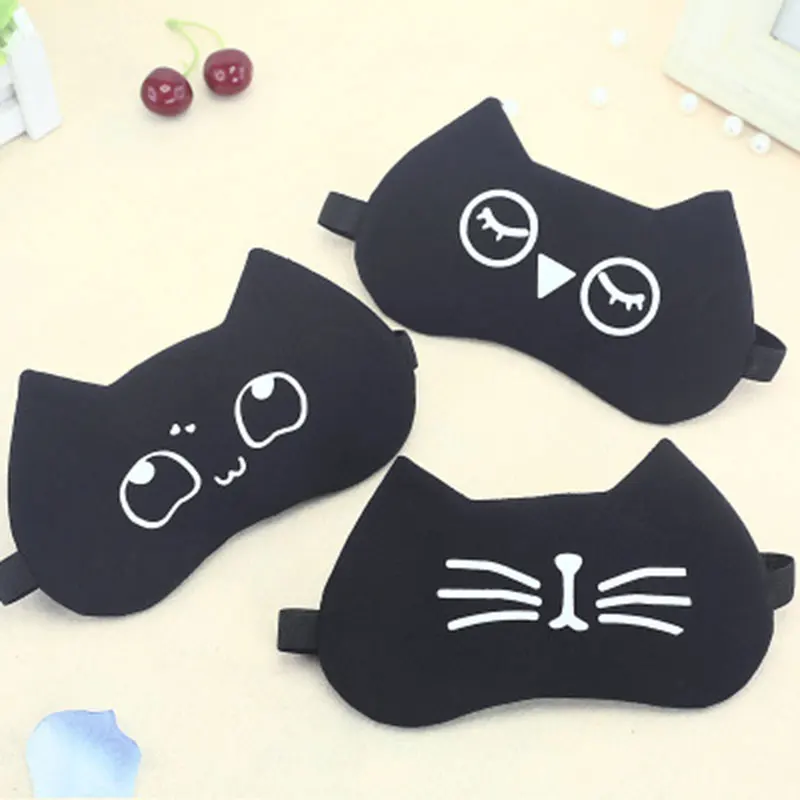 ATMOUS Sleep Eye Mask Eyepatch Black Cute Cat Blindfold Patch Sleeping Eyeshade Cartoon Travel Aid Accessory Relaxing Tools
ATMOUS Sleep Eye Mask Eyepatch Black Cute Cat Blindfold Patch Sleeping Eyeshade Cartoon Travel Aid Accessory Relaxing Tools