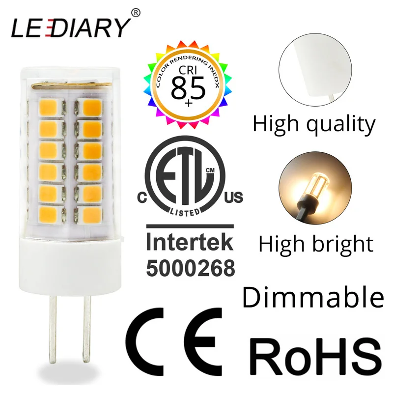 LEDIARY 10PCS/Lot Dimmable Ceramic LED G4 Bulb AC/DC 12V 1.5W 2.5W 3W Living Room Chandelier Fixtures Use Replace Halogen Bulbs
LEDIARY 10PCS/Lot Dimmable Ceramic LED G4 Bulb AC/DC 12V 1.5W 2.5W 3W Living Room Chandelier Fixtures Use Replace Halogen Bulbs