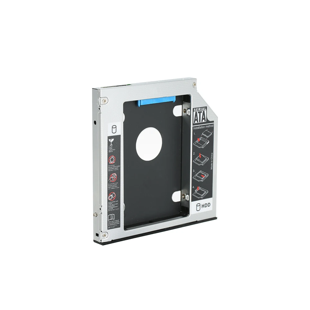 Hard Drive Caddy Tray SATA 2nd HDD SSD Caddy Case for 12.7mm Universal CD/DVD-ROM
Hard Drive Caddy Tray SATA 2nd HDD SSD Caddy Case for 12.7mm Universal CD/DVD-ROM