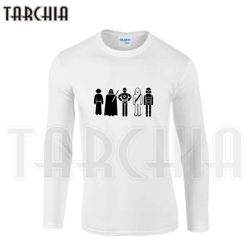 TARCHIA New Fahion T Shirts Free Shipping Star Wars Men's Long Sleeve T-Shirt 100% Cotton T Shirt Plus Size Mace Windu Obi-Wan
TARCHIA New Fahion T Shirts Free Shipping Star Wars Men's Long Sleeve T-Shirt 100% Cotton T Shirt Plus Size Mace Windu Obi-Wan
