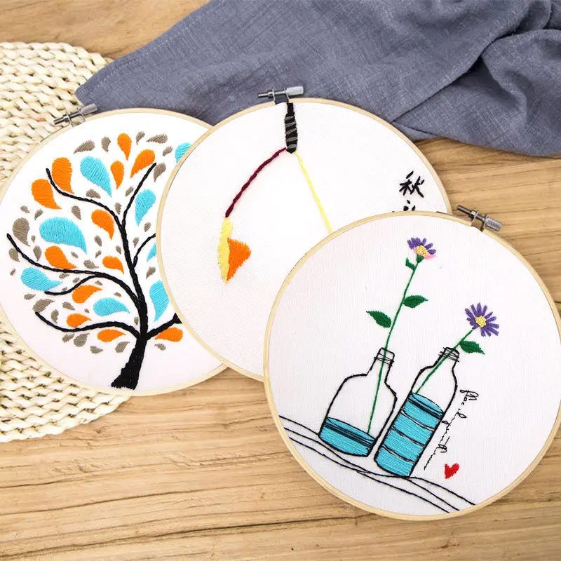 1Set Hand Embroidery DIY Materials Package Beginner Novice Embroidery Flowers Vintage Cross-Stitch Cloth With Frame Wall Decor
1Set Hand Embroidery DIY Materials Package Beginner Novice Embroidery Flowers Vintage Cross-Stitch Cloth With Frame Wall Decor