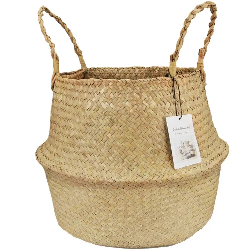 Seagrass Weaving Foldable Home Storage Bucket Toy Sundries Clothes Plants Basket 3XL-4XL
Seagrass Weaving Foldable Home Storage Bucket Toy Sundries Clothes Plants Basket 3XL-4XL