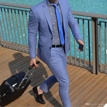 Business Suite Hot Sale Blue Men Handsome Groom Wear Custom Made Formal Wedding Tuxedos New Arrival (Jacket+Pants)
Business Suite Hot Sale Blue Men Handsome Groom Wear Custom Made Formal Wedding Tuxedos New Arrival (Jacket+Pants)
