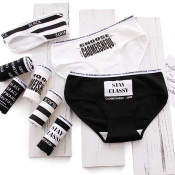 Luckymily Women's Underwear Sexy Briefs Cotton Letter Animal Seamless Underwear Sexy Girls Print Underpants Lingerie Thong Tanga
Luckymily Women's Underwear Sexy Briefs Cotton Letter Animal Seamless Underwear Sexy Girls Print Underpants Lingerie Thong Tanga