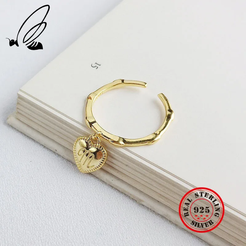New Heart Letter M Rings 925 Sterling Silver Gold Heart Buckle Design Fashion Adjustable Ring For Women Jewelry Bague Femme Gift
New Heart Letter M Rings 925 Sterling Silver Gold Heart Buckle Design Fashion Adjustable Ring For Women Jewelry Bague Femme Gift