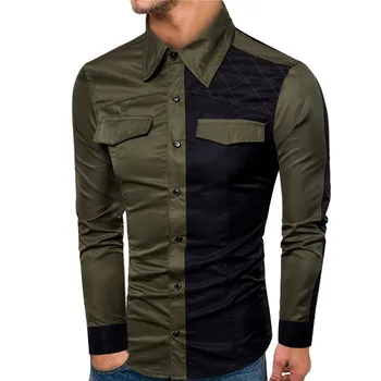 Men Shirt Men Fashion Personality Men's Casual Slim Long-sleeved Shirt Top Blouse Men Shirt Mens Shirts Camisa Masculina
Men Shirt Men Fashion Personality Men's Casual Slim Long-sleeved Shirt Top Blouse Men Shirt Mens Shirts Camisa Masculina