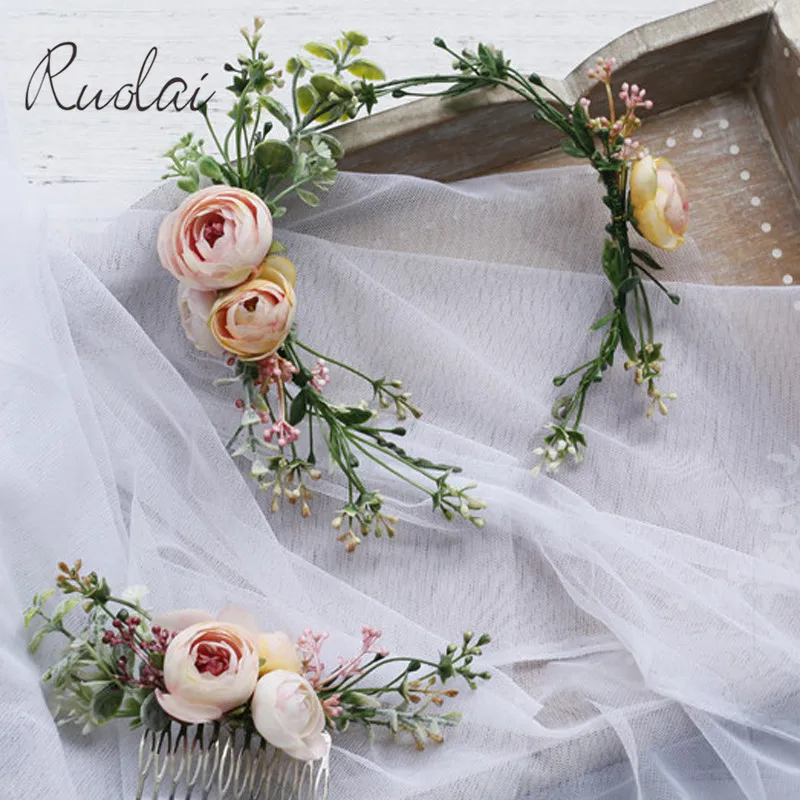 Vintage Wedding Headband Flower Wedding Hair Comb Bohemia Wedding Jewelry Handmade Hair Pieces for Women Flower Headwear HD26
Vintage Wedding Headband Flower Wedding Hair Comb Bohemia Wedding Jewelry Handmade Hair Pieces for Women Flower Headwear HD26