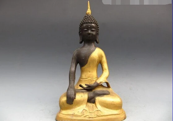 song voge gem S0235 Thailand Buddhism Fane Bronze Copper Sakyamuni Buddha Statue
song voge gem S0235 Thailand Buddhism Fane Bronze Copper Sakyamuni Buddha Statue