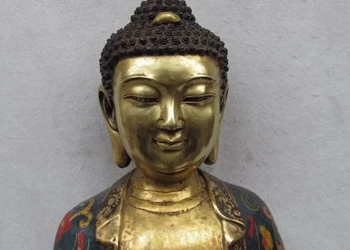 China Temple Copper Bronze cloisonne Amitabha Tathagata Sakyamuni Buddha Statue
China Temple Copper Bronze cloisonne Amitabha Tathagata Sakyamuni Buddha Statue