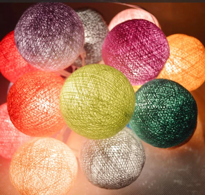 string lights bulb 20 COLORFUL Multicolor Cotton Balls String Lights Fairy,Home/Patio Weddings XMAS Decoration, 3m
string lights bulb 20 COLORFUL Multicolor Cotton Balls String Lights Fairy,Home/Patio Weddings XMAS Decoration, 3m