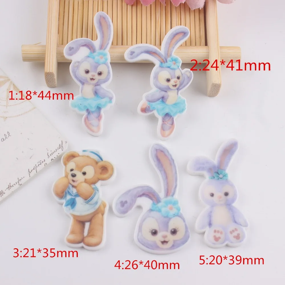 10pcs/lot flat back resin cabochons accessories resin bear and rabbit for kids decoration
10pcs/lot flat back resin cabochons accessories resin bear and rabbit for kids decoration