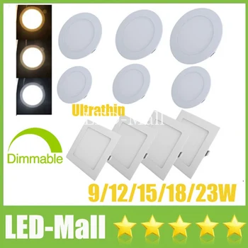 Round /Square Ultrathin 9W 12W 15W 18W 23W Dimmable /Non LED Panel Lights High Bright Fixture Recessed Ceiling Down Lights Lamps
Round /Square Ultrathin 9W 12W 15W 18W 23W Dimmable /Non LED Panel Lights High Bright Fixture Recessed Ceiling Down Lights Lamps