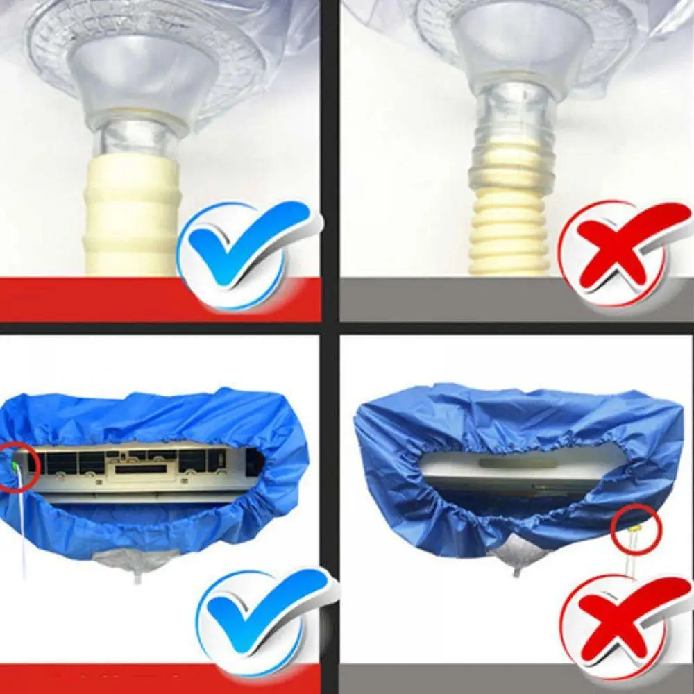 Air Conditioning Cleaning Bag Waterproof Dustproof Washing Cleaning Protective Cover for 1-1.5P 2-3P Air Conditioner Home Office
Air Conditioning Cleaning Bag Waterproof Dustproof Washing Cleaning Protective Cover for 1-1.5P 2-3P Air Conditioner Home Office