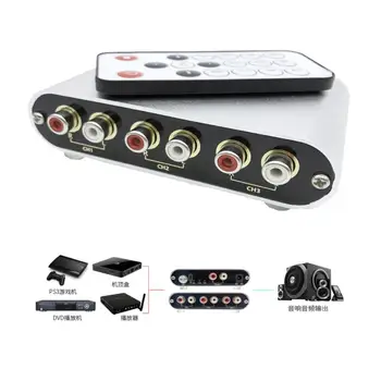 3 Input 1 Output / 1 Input 3 Output AV switcher RCA Audio Signal Selector Remote Switch For Amplifier with Remote Control
3 Input 1 Output / 1 Input 3 Output AV switcher RCA Audio Signal Selector Remote Switch For Amplifier with Remote Control