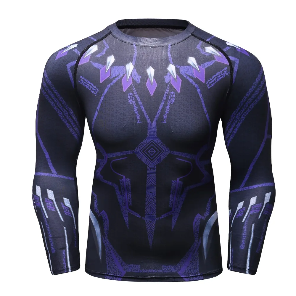 2018 Film Avengers Alliance 3 Black Panther Man Long Sleeve Cosplay Long T Shirt Super Hero 3D Compressed Tops T-Shirt
2018 Film Avengers Alliance 3 Black Panther Man Long Sleeve Cosplay Long T Shirt Super Hero 3D Compressed Tops T-Shirt