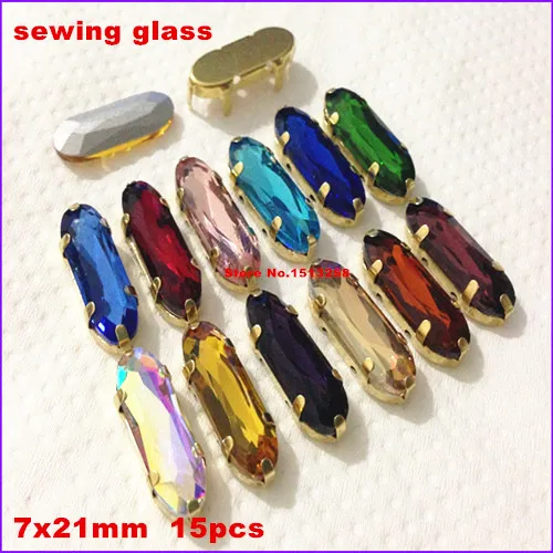 Mix Colors 15pcs 7x21mm Long Classical Oval Fancy Stone With gold Claw Setting For Sewing On Jewelry,Dress,clothes making
Mix Colors 15pcs 7x21mm Long Classical Oval Fancy Stone With gold Claw Setting For Sewing On Jewelry,Dress,clothes making