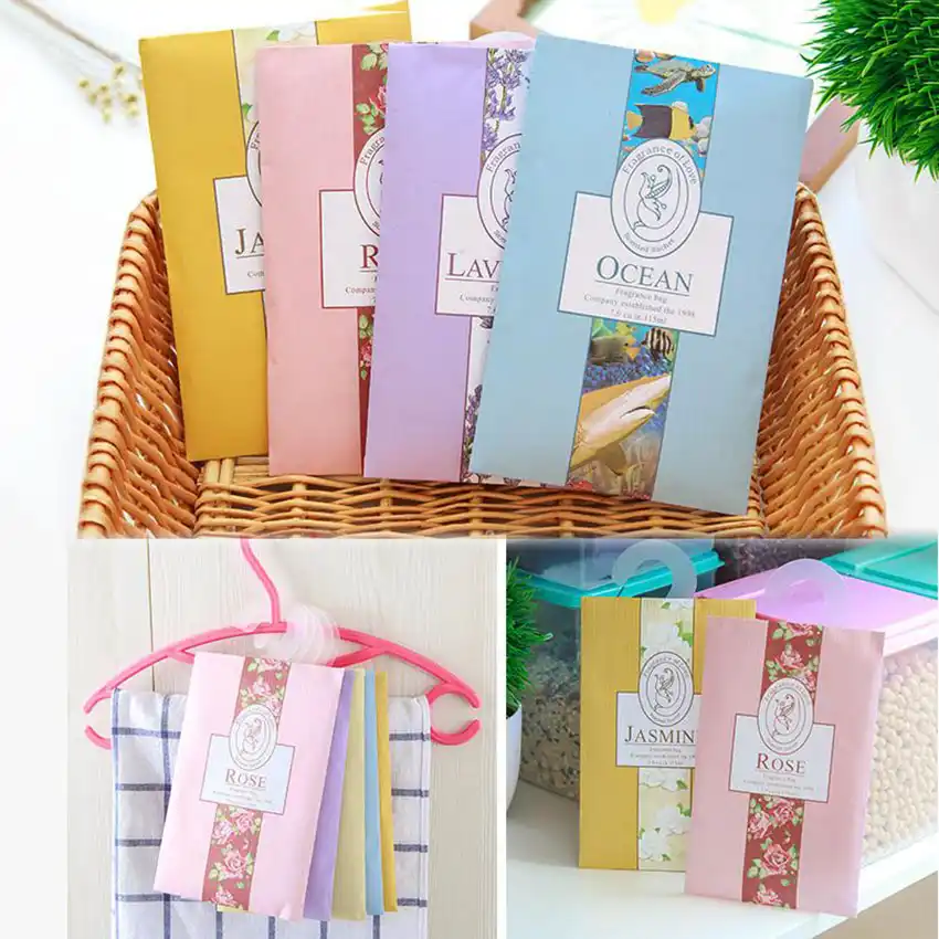 Fghgf 10pcs Air Fresheners Bag Natural Smell Incense Closet