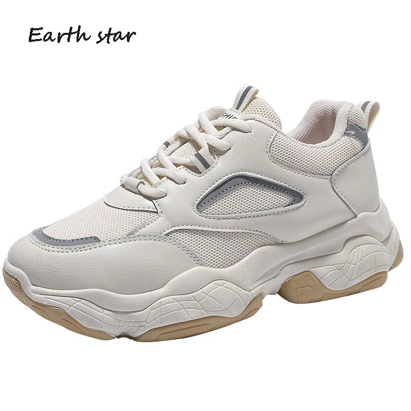Casual Shoes Women Chunky Sneakers Platform zapatos de mujer Spring Mesh chaussures femme Breathable Ladies footware Reflective
Casual Shoes Women Chunky Sneakers Platform zapatos de mujer Spring Mesh chaussures femme Breathable Ladies footware Reflective