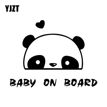 YJZT 15.6X12CM PANDA LOVE Cute Cartoon Vinyl Decal BABY ON BOARD Warning Car Sticker C25-0292
YJZT 15.6X12CM PANDA LOVE Cute Cartoon Vinyl Decal BABY ON BOARD Warning Car Sticker C25-0292