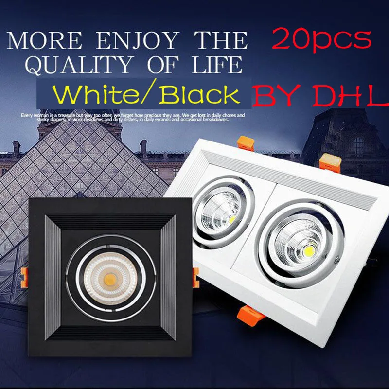 20pcs LED decoration Recessed square LED Dimmable Ceiling Lamp Super Bright LED Spot ligh tCOB 10w 20W 30w Downlight AC110V 220V
20pcs LED decoration Recessed square LED Dimmable Ceiling Lamp Super Bright LED Spot ligh tCOB 10w 20W 30w Downlight AC110V 220V