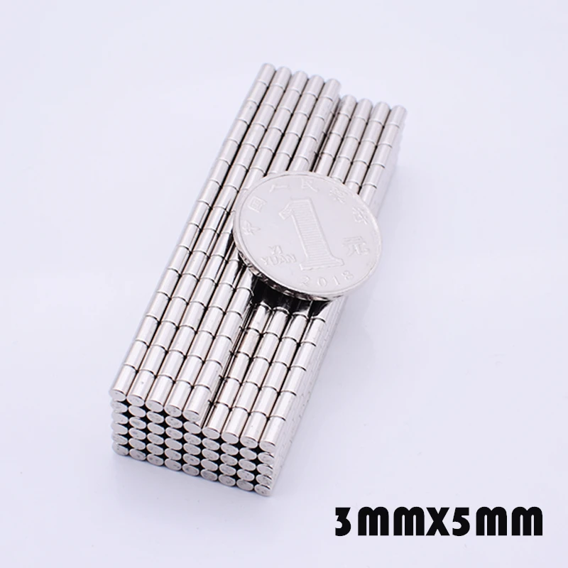 100/300Pcs Disc 3x5mm Neodymium Magnet Permanent N35 Super Strong Powerful Magnets 3*5mm Small Round Rare Earth Magnets
100/300Pcs Disc 3x5mm Neodymium Magnet Permanent N35 Super Strong Powerful Magnets 3*5mm Small Round Rare Earth Magnets