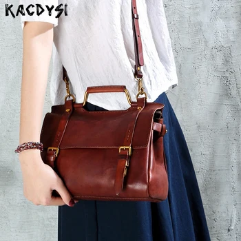 KACDYSI 100%Natural Cowskin Leather Latest Women Messenger Shoulder Bag Original Vintage Vegetable Tanned Leather Ladies Handbag
KACDYSI 100%Natural Cowskin Leather Latest Women Messenger Shoulder Bag Original Vintage Vegetable Tanned Leather Ladies Handbag