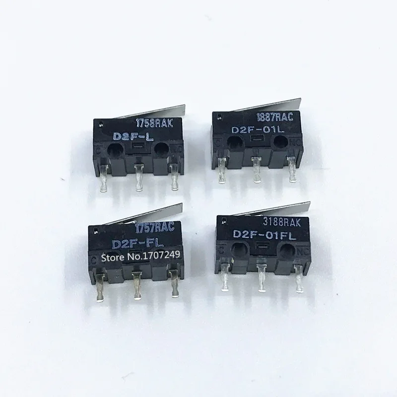 2/5/10PCS Micro Switch Microswitch for OMRON D2FC-F-7N Mouse D2F-J Microswitch 