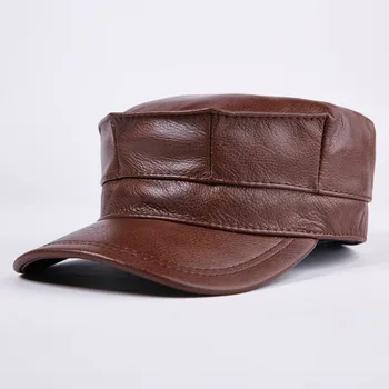 General Fitted Adult Unisex Genuine Leather Baseball Cap Octagonal cap Men's Brand New Cowhide Newsboy Caps Hats army cap
General Fitted Adult Unisex Genuine Leather Baseball Cap Octagonal cap Men's Brand New Cowhide Newsboy Caps Hats army cap