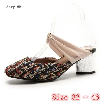 Slingbacks High Heels Summer Women Pumps High Heel Sandals Shoes Woman Small Plus Size 32 33 - 40 41 42 43 44 45 46
Slingbacks High Heels Summer Women Pumps High Heel Sandals Shoes Woman Small Plus Size 32 33 - 40 41 42 43 44 45 46
