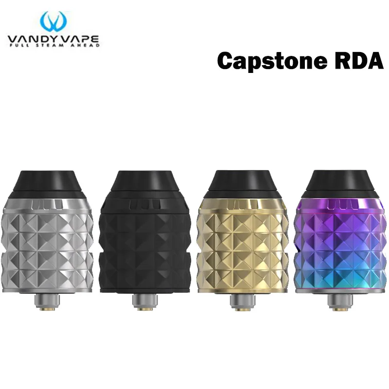 Original Vandy Vape Capstone BF RDA Atomizer With PC COMP CAP For Electronic Cigarettes Box Mod Vape Pulse 80w box Mod
Original Vandy Vape Capstone BF RDA Atomizer With PC COMP CAP For Electronic Cigarettes Box Mod Vape Pulse 80w box Mod