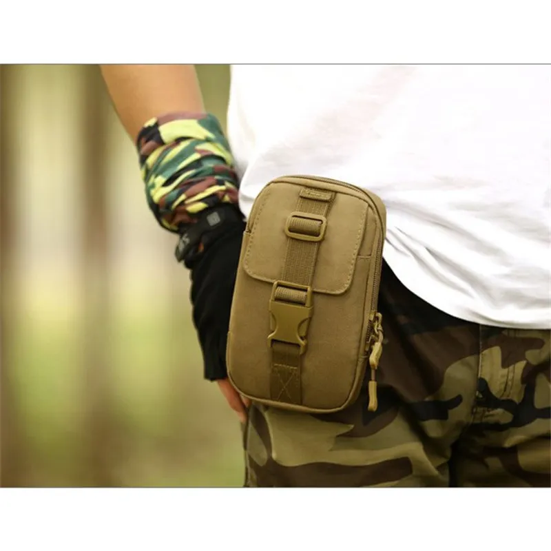 

New Male Multi-functional Waist Packs Camouflage Belt Waist Bags Waterproof Casual Phone Hanging Shoulder Bags Unisex Pack