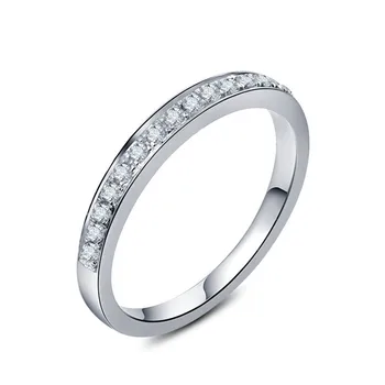 Lovely Band Ring Genuine White Gold Fashionable LC Diamond Wedding Ring For Women Original Solid Gold AU585 Ring
Lovely Band Ring Genuine White Gold Fashionable LC Diamond Wedding Ring For Women Original Solid Gold AU585 Ring