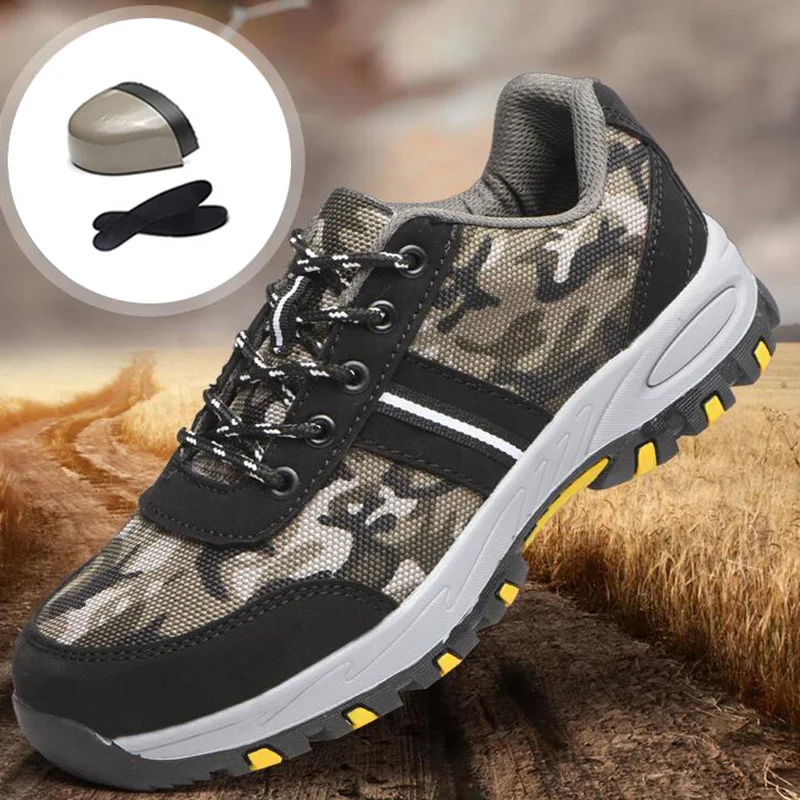 Men Work & Safety Shoes Steel Toe Caps Anti-smashing Anti-puncture Construction Work Boots Non-slip Breathable Security shoes
Men Work & Safety Shoes Steel Toe Caps Anti-smashing Anti-puncture Construction Work Boots Non-slip Breathable Security shoes