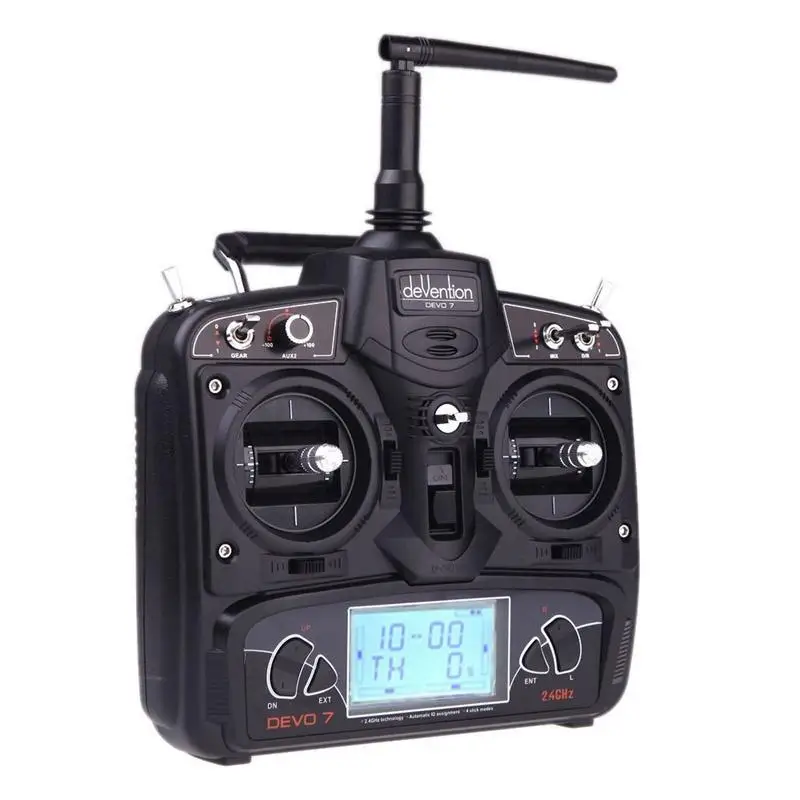 Original Walkera Devo 7 Transmitter 7 Channel DSSS 2.4G Transmitter Remote Controller without Receiver D30
Original Walkera Devo 7 Transmitter 7 Channel DSSS 2.4G Transmitter Remote Controller without Receiver D30