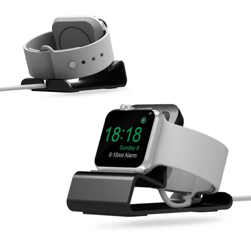 Aluminum Charge Stand Holder Station Dock Mount for Apple Watch Series 1/2/3/4 42mm 38mm 40mm 44mm Charger Cable
Aluminum Charge Stand Holder Station Dock Mount for Apple Watch Series 1/2/3/4 42mm 38mm 40mm 44mm Charger Cable